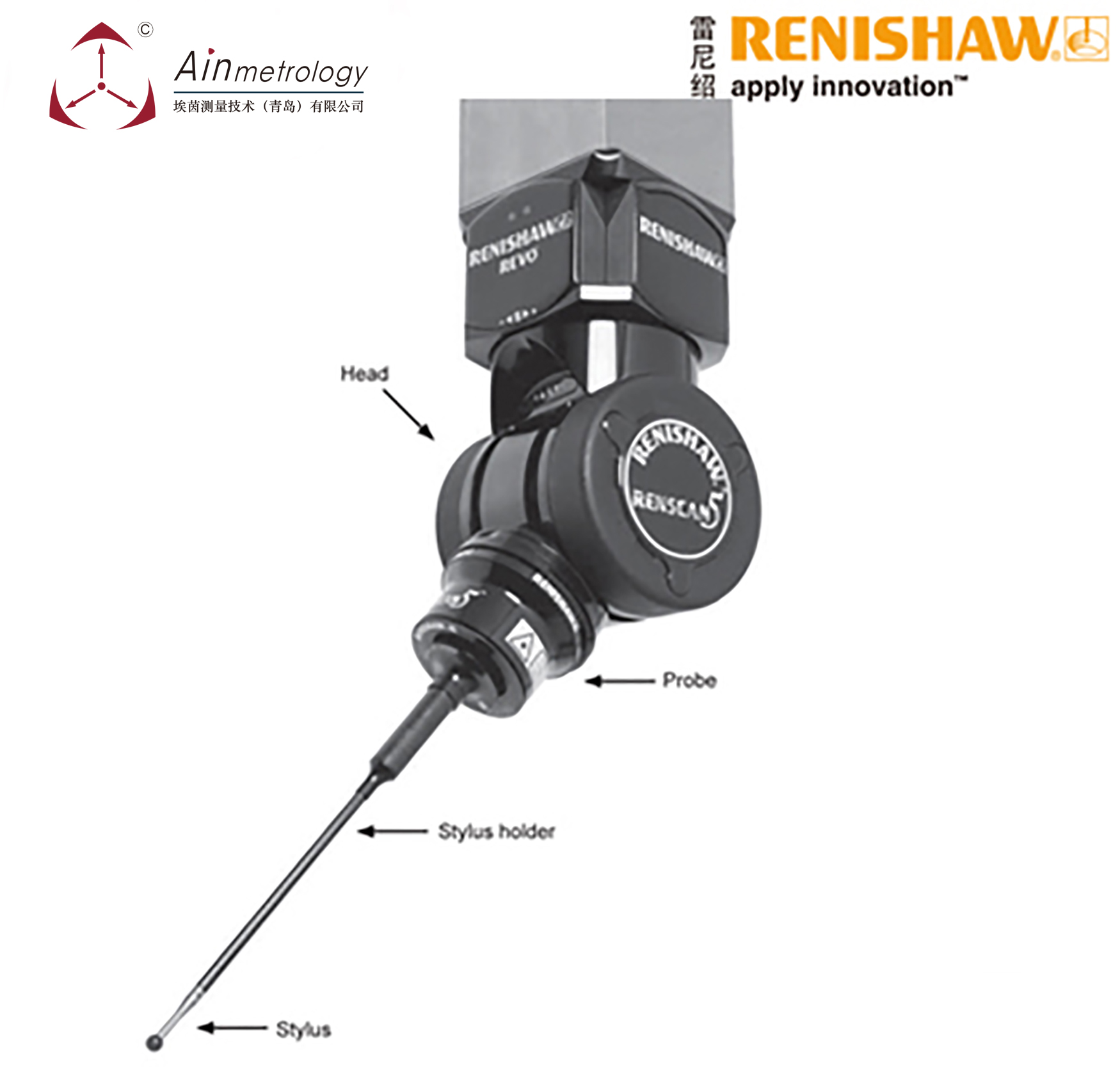  RENISHAW REVO 五軸接觸式掃描測頭