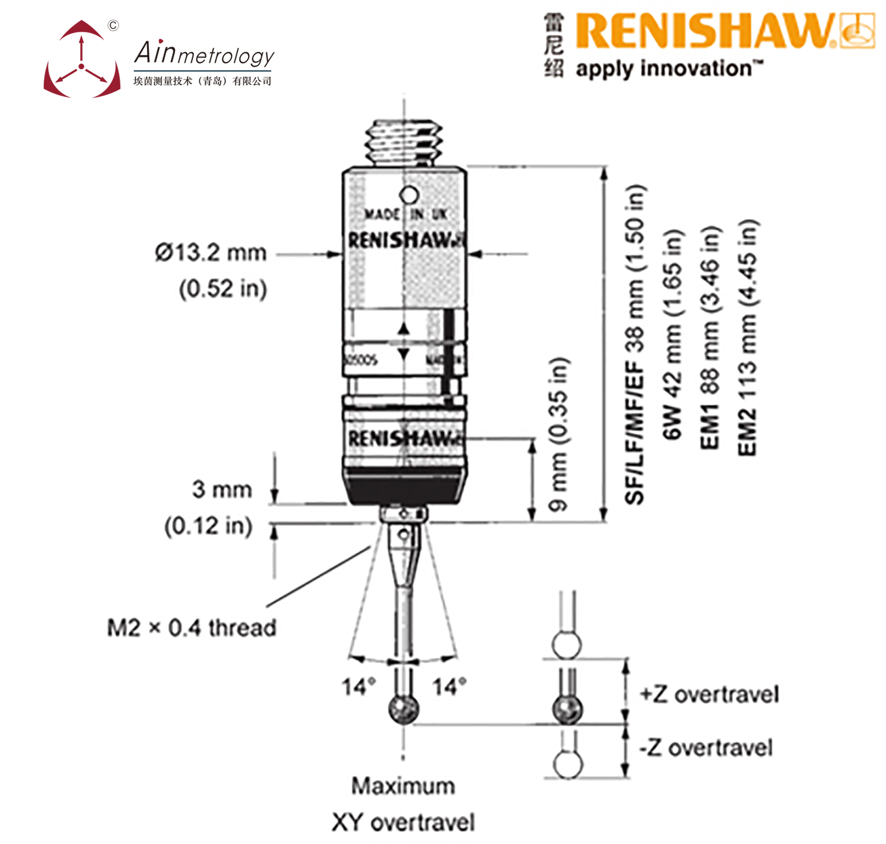  RENISHAW TP20 測頭系統(tǒng)